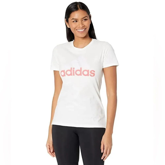 Adidas Women's Short-Sleeve Badge of Sport Tee M Size NWT - Picture 1 of 2